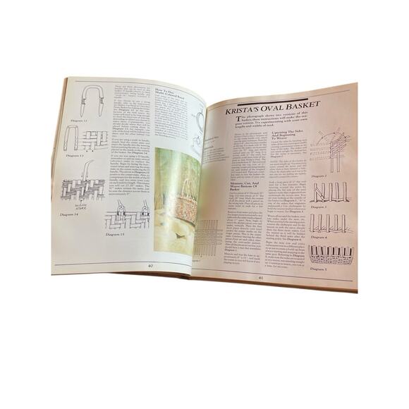 The Basket Book by Lyn Siler and Carolyn Kemp 30 Baskets to Make and Enjoy 1988 - Picture 12 of 16